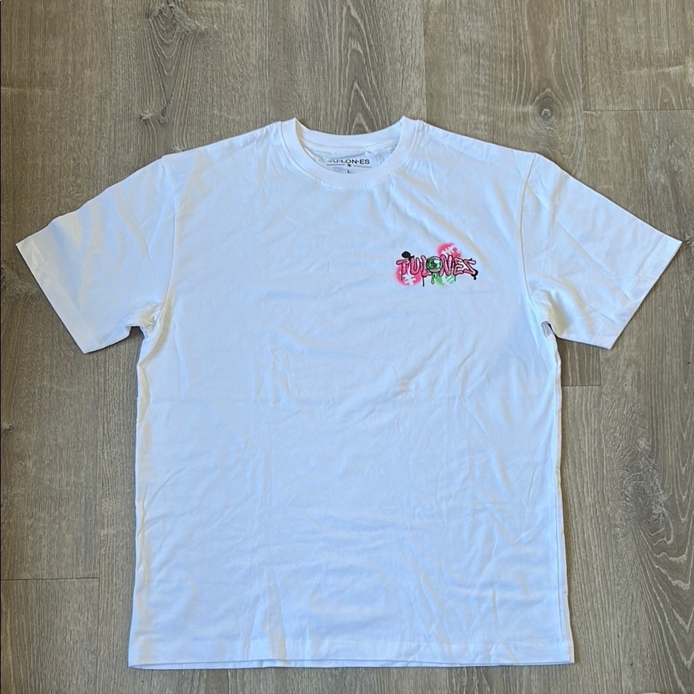 NWOT Bright White Short Sleeve Tees Cotton Crew Neck